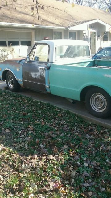 1968 Blue Chevrolet C-10 Standard Cab Pickup