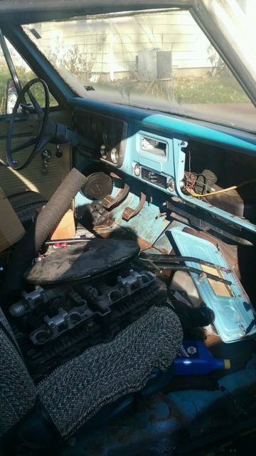 1968 Blue Chevrolet C-10 Standard Cab Pickup