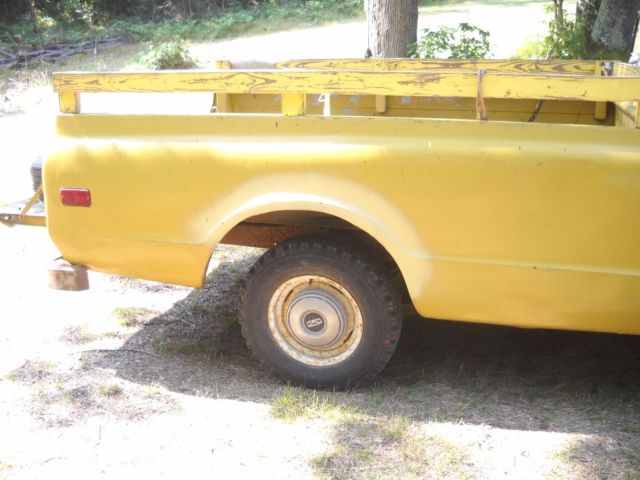 1968 yellow/white Chevrolet C-10