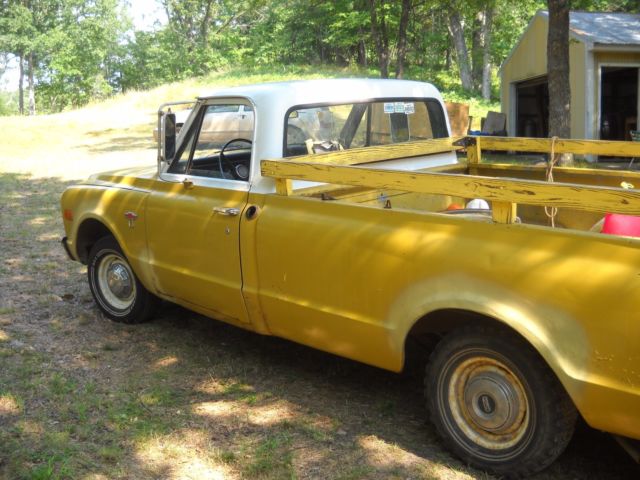 1968 yellow/white Chevrolet C-10