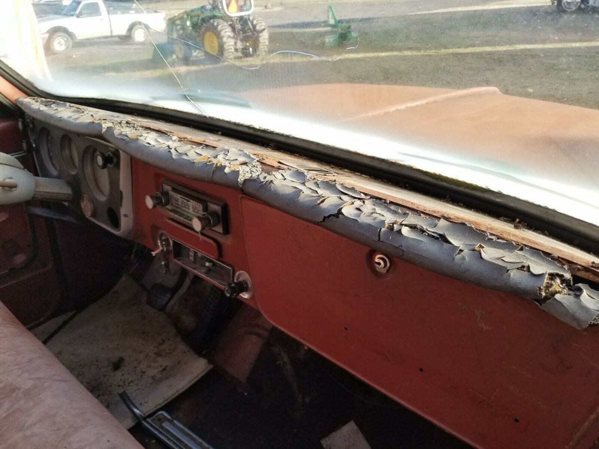 1968 Burgundy Chevrolet C-10 Short Bed