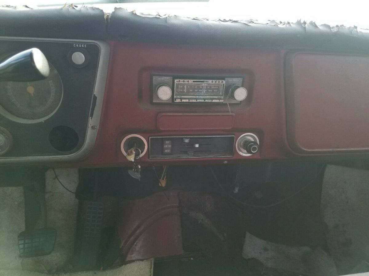 1968 Burgundy Chevrolet C-10 Short Bed