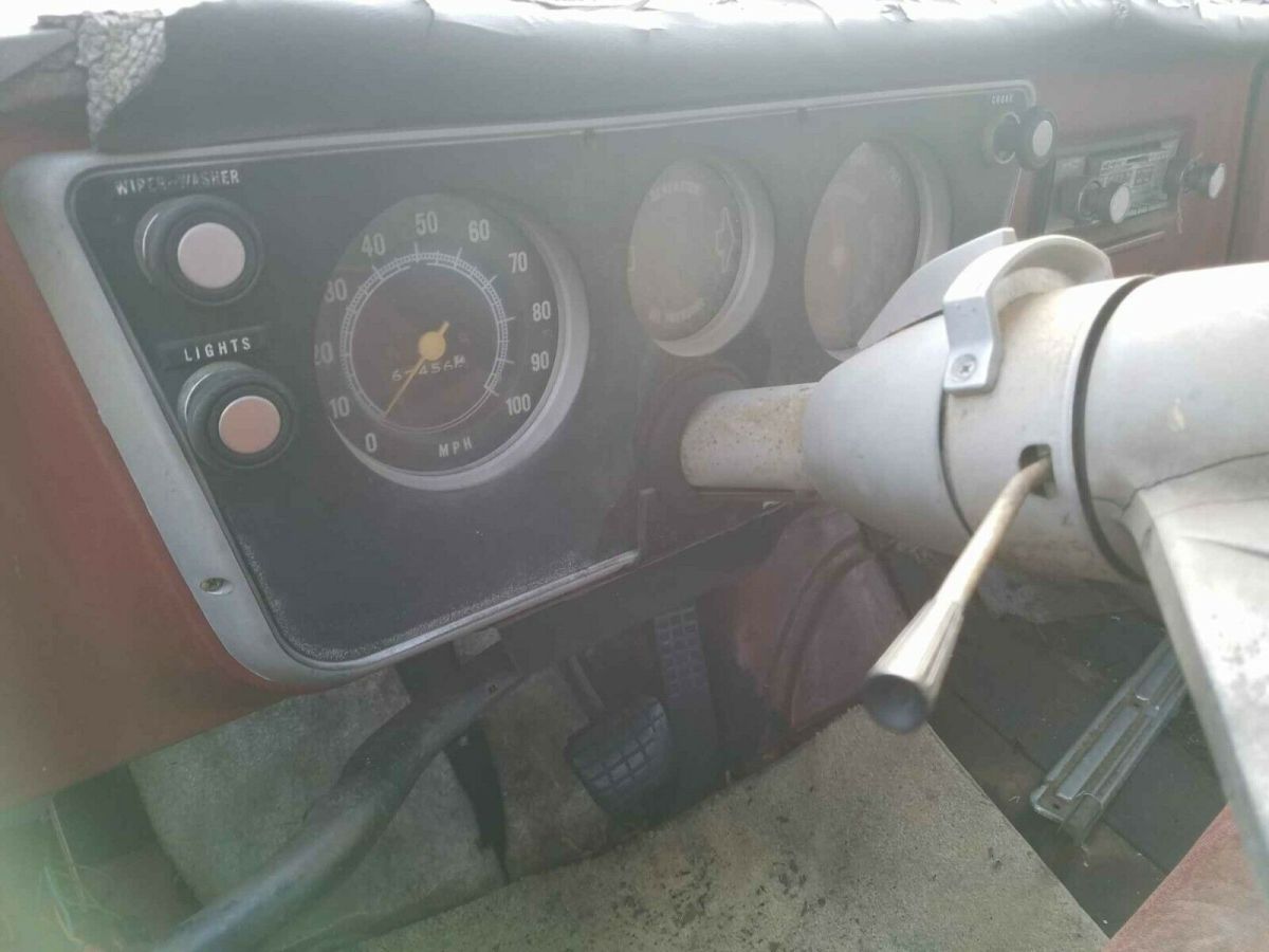 1968 Burgundy Chevrolet C-10 Short Bed