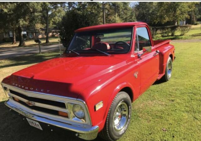 1968 Red Chevrolet C-10 Pickup