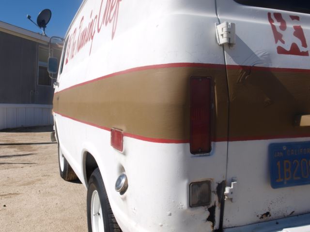 1968 white Chevrolet C-10 van