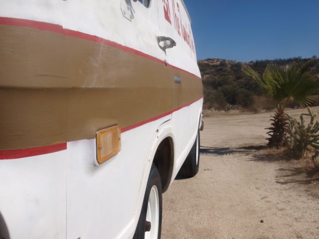 1968 white Chevrolet C-10 van