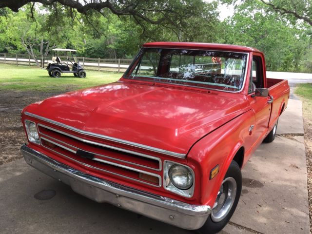 1968 Red Chevrolet C-10