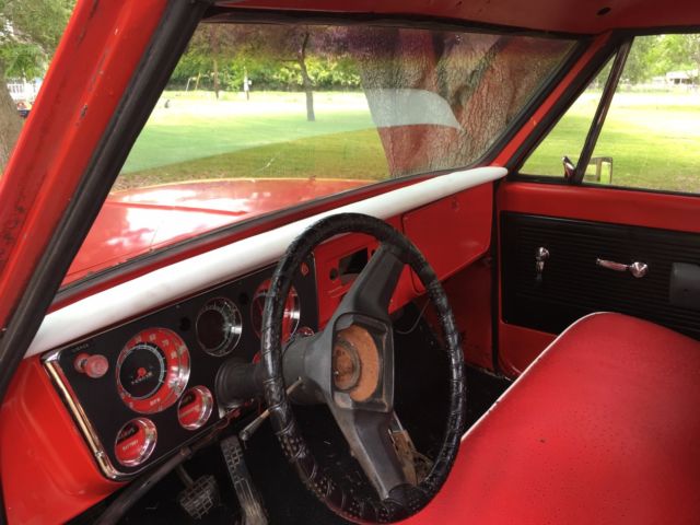 1968 Red Chevrolet C-10