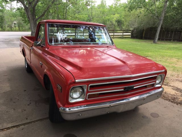 1968 Red Chevrolet C-10