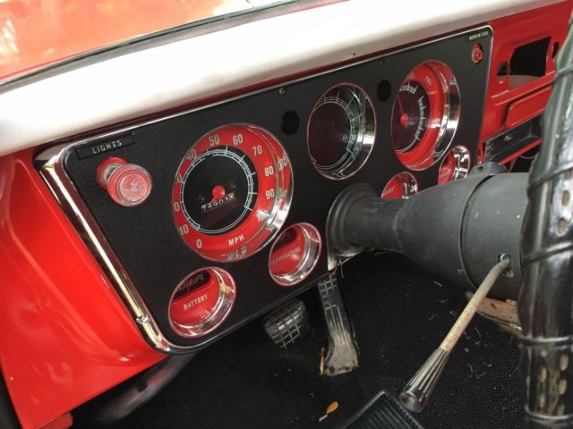 1968 Red Chevrolet C-10