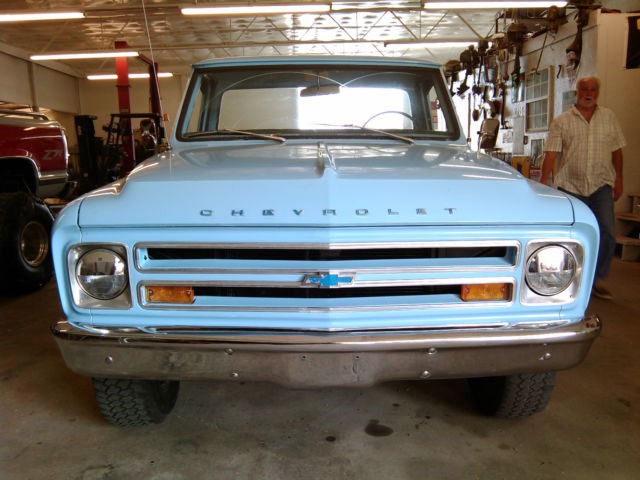1968 Blue Chevrolet C-10 Standard Cab Pickup