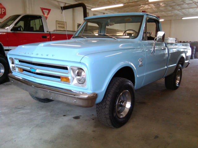 1968 Blue Chevrolet C-10 Standard Cab Pickup