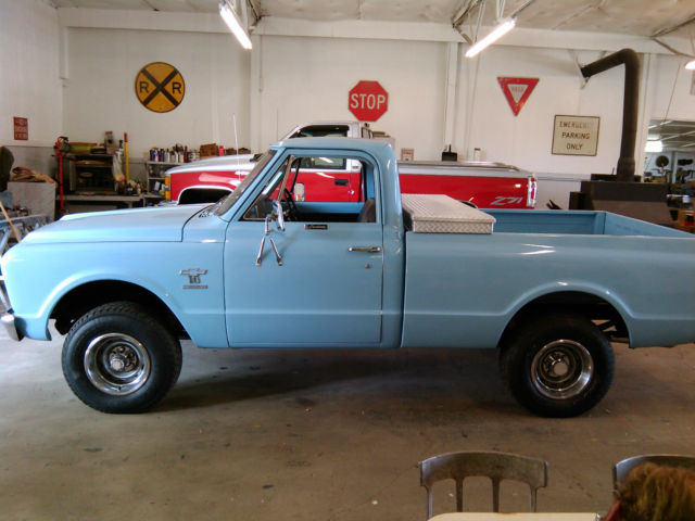 1968 Blue Chevrolet C-10 Standard Cab Pickup