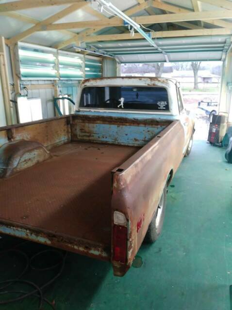 1968 Patina Blue/White Chevrolet C-10 Standard Cab Pickup