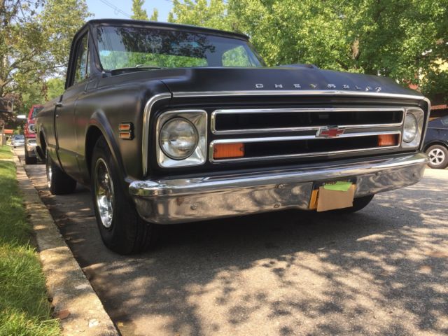 1968 Black Chevrolet C-10