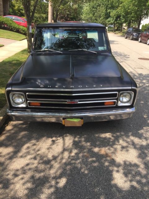 1968 Black Chevrolet C-10