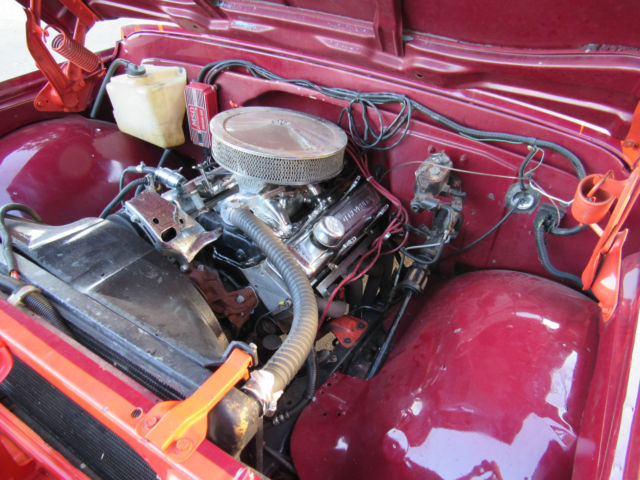 19680000 Maroon Chevrolet C-10 Crew Cab Pickup