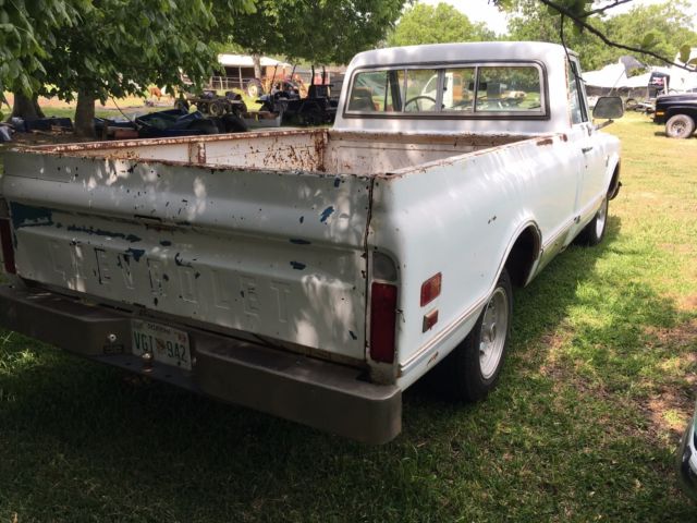 1968 White Chevrolet C-10
