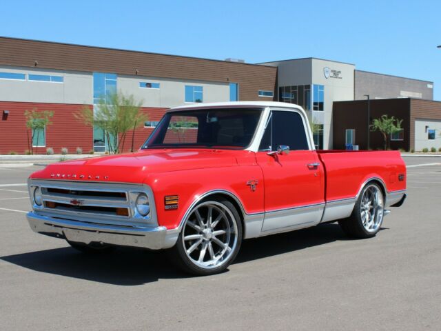 1968 Red Chevrolet C-10