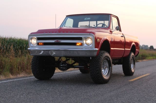 1968 Red Chevrolet C-10 Standard Cab Pickup