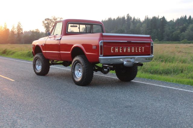 1968 Red Chevrolet C-10 Standard Cab Pickup