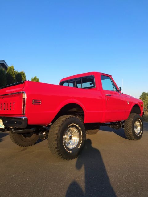 1968 Red Chevrolet C-10 Standard Cab Pickup