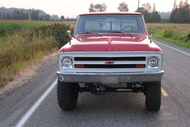 1968 Red Chevrolet C-10 Standard Cab Pickup