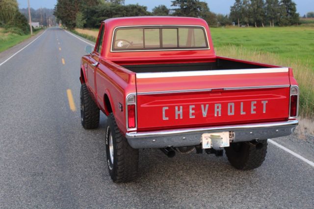 1968 Red Chevrolet C-10 Standard Cab Pickup