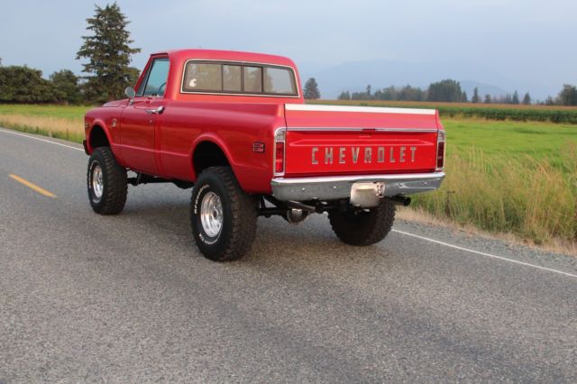 1968 Red Chevrolet C-10 Standard Cab Pickup