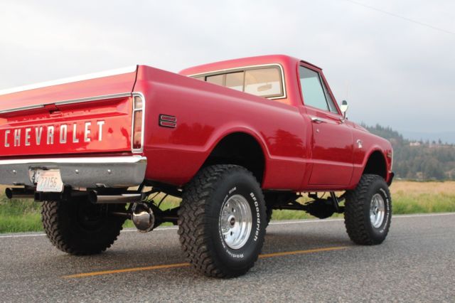 1968 Red Chevrolet C-10 Standard Cab Pickup