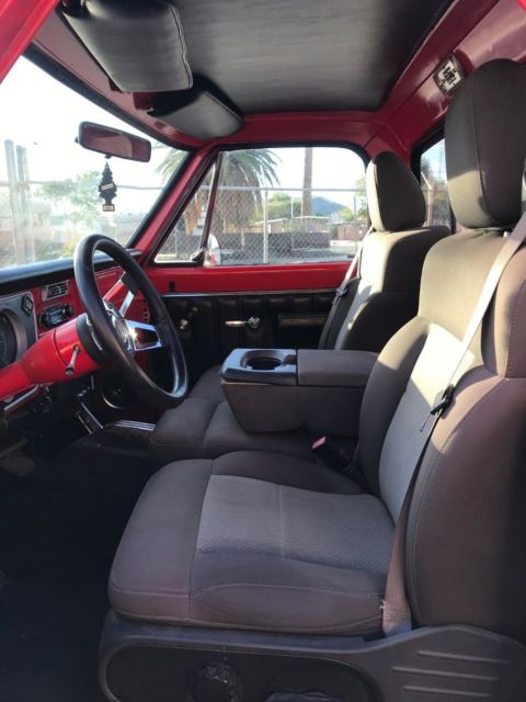 1968 Red Chevrolet C-10 truck long standard bed