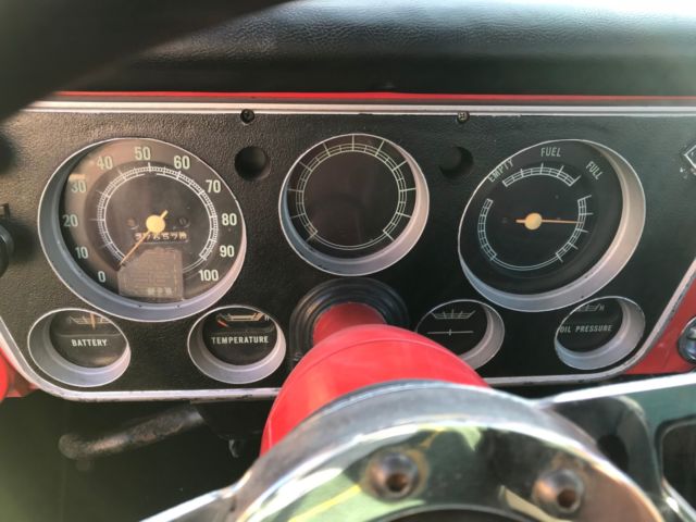 1968 Red Chevrolet C-10 truck long standard bed