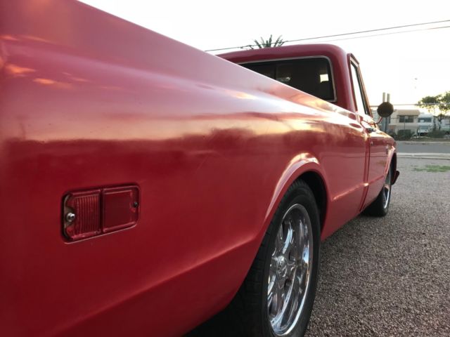 1968 Red Chevrolet C-10 truck long standard bed
