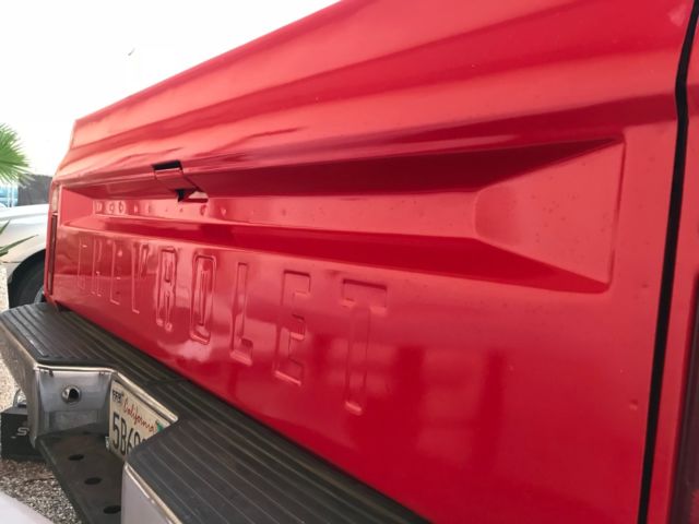 1968 Red Chevrolet C-10 truck long standard bed