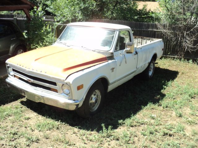 1968 White Chevrolet C-10 Standard Cab Pickup