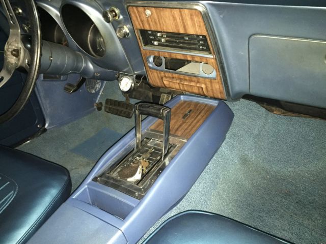 1968 Blue Chevrolet Camaro