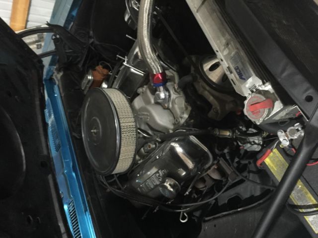 1968 Blue Chevrolet Camaro