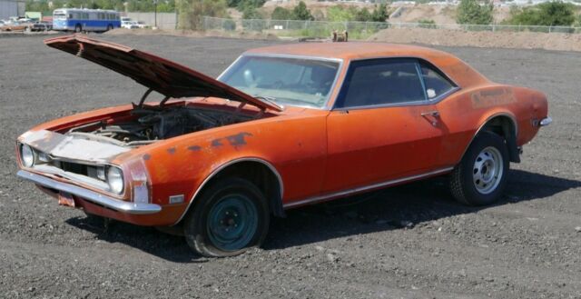 1968 Yellow Chevrolet Camaro Coupe