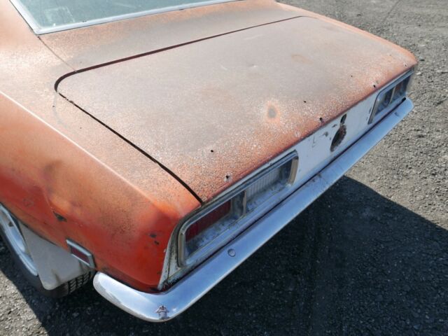 1968 Yellow Chevrolet Camaro Coupe