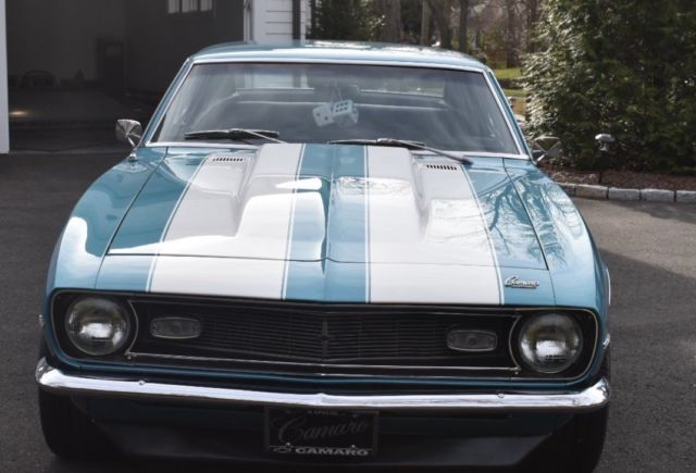 1968 Blue Chevrolet Camaro Coupe