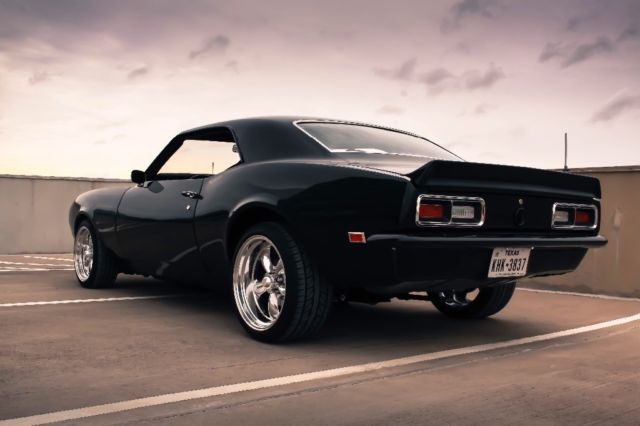 1968 Black Chevrolet Camaro Coupe