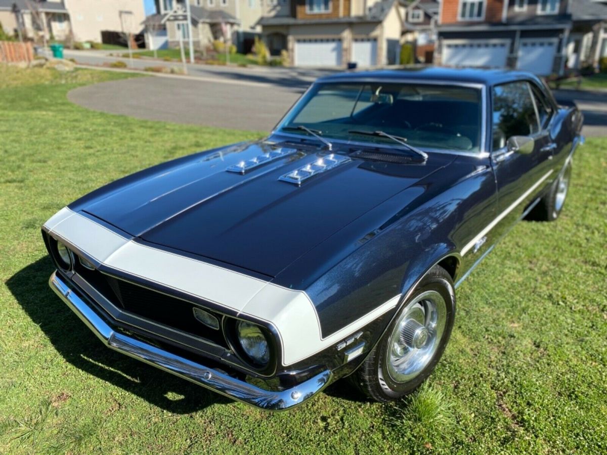 1968 Blue Chevrolet Camaro Coupe