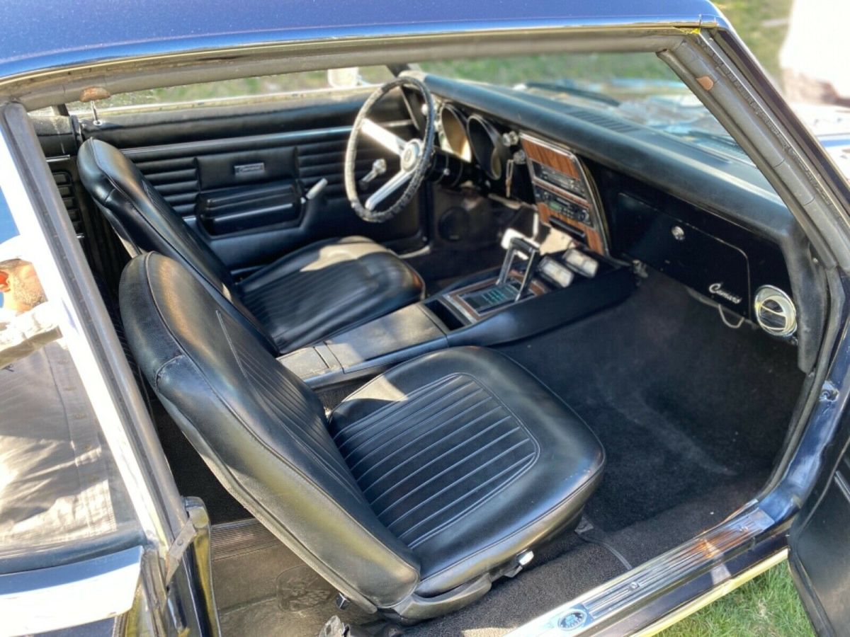 1968 Blue Chevrolet Camaro Coupe