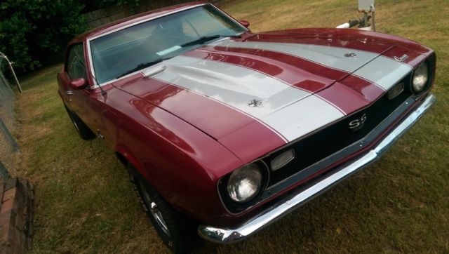 1968 Red Chevrolet Camaro Coupe