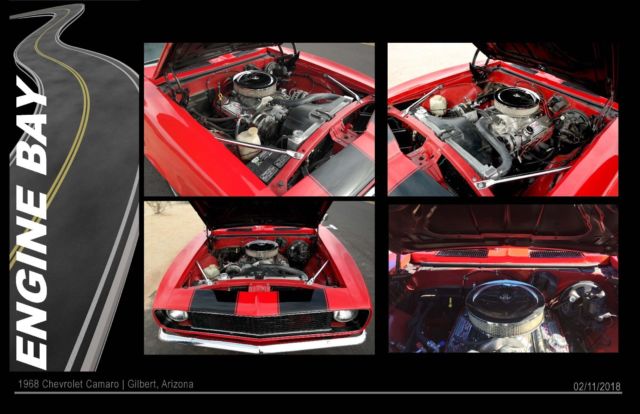 1968 Red Chevrolet Camaro Coupe