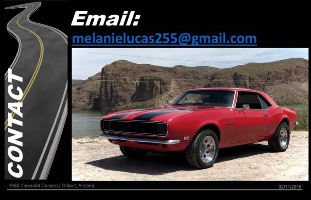1968 Red Chevrolet Camaro Coupe