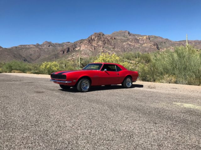 1968 Red Chevrolet Camaro Coupe