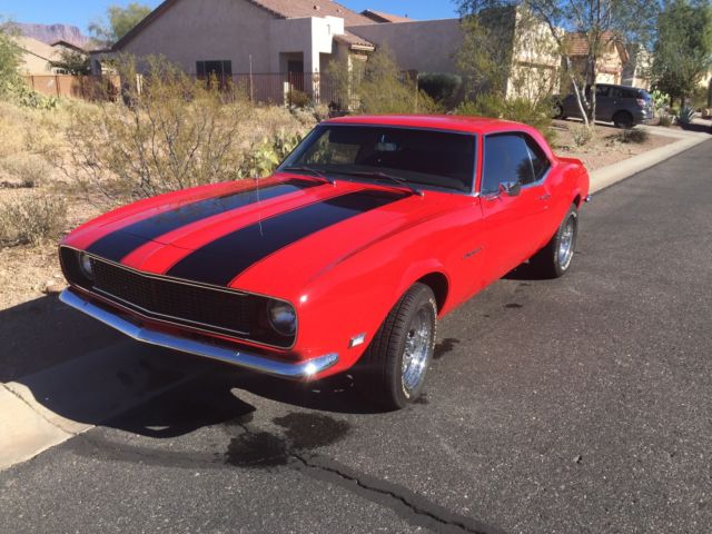 1968 Red Chevrolet Camaro Coupe