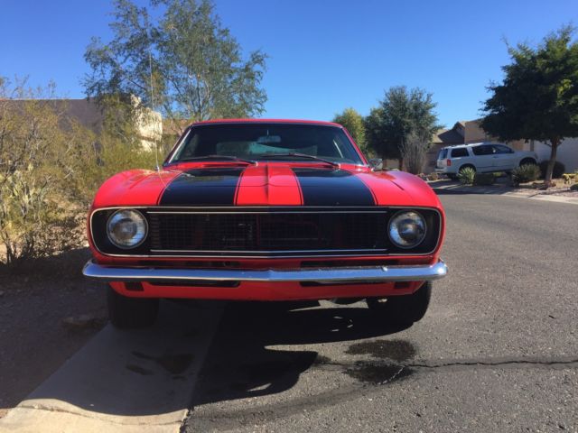 1968 Red Chevrolet Camaro Coupe