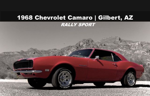 1968 Red Chevrolet Camaro Coupe